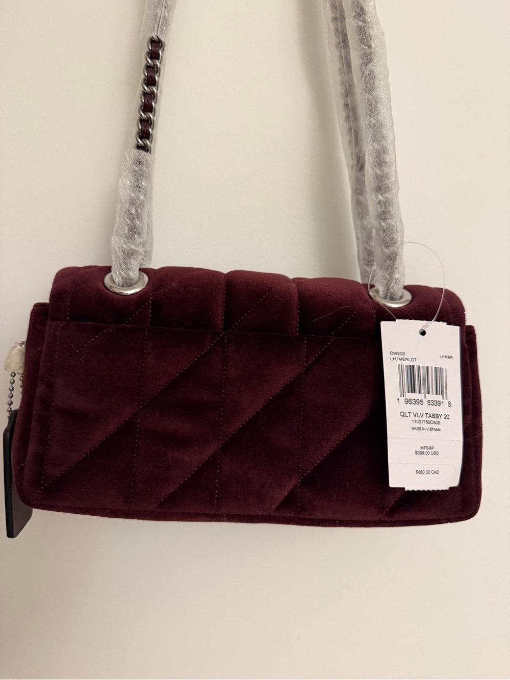 Coach Tabby Shoulder Bag With Quilting 20 - Picture 8 of 8